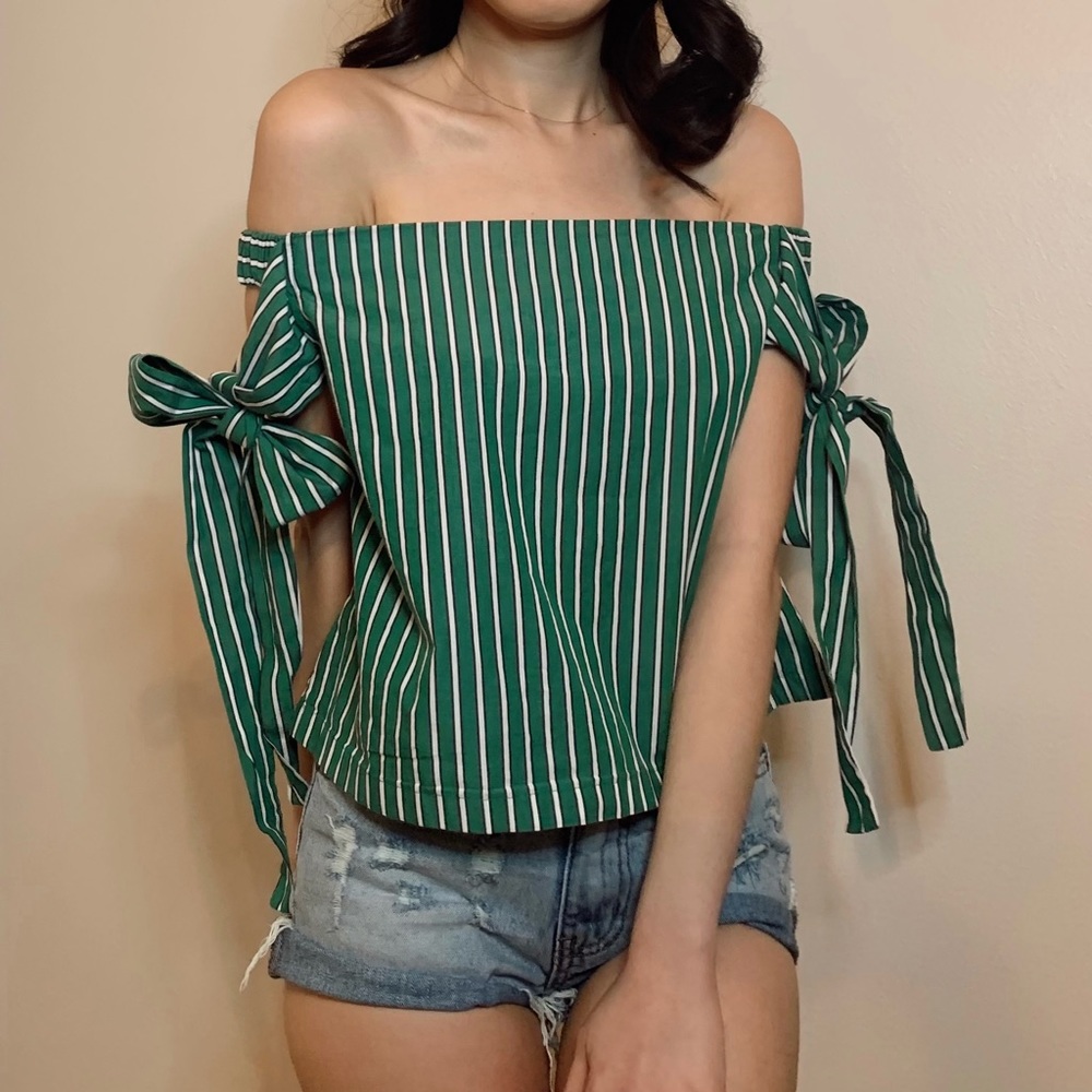 Topshop off shoulder top